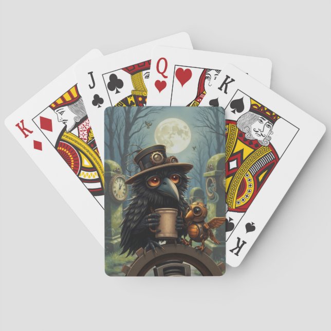 Baralho The raven powered by Coffee (Verso)