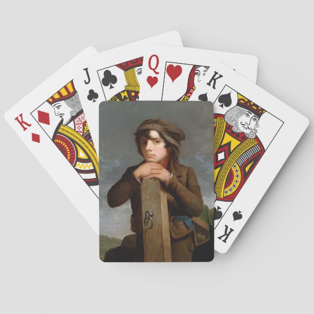 Baralho The Young Itinerant (por James Henry Beard) (Verso)