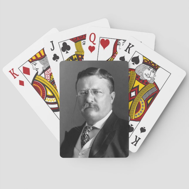 Baralho Theodore Roosevelt Teddy Presidente Republicano (Verso)