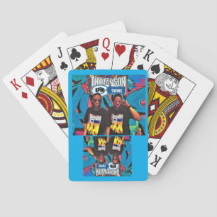 Baralho THOMSON SPIN TWINS. Raquete de Ping Pong