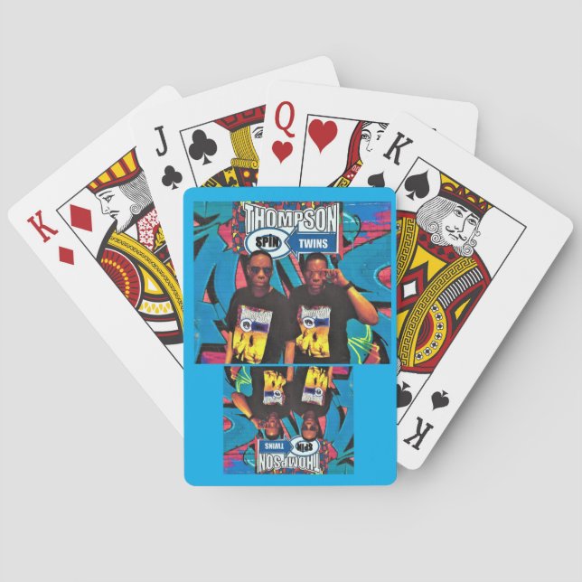 Baralho THOMSON SPIN TWINS. Raquete de Ping Pong (Verso)