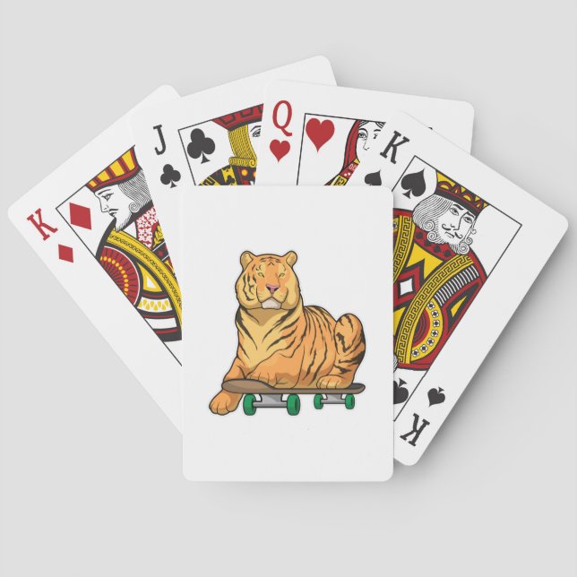 Baralho Tiger Skater Skateboard (Verso)