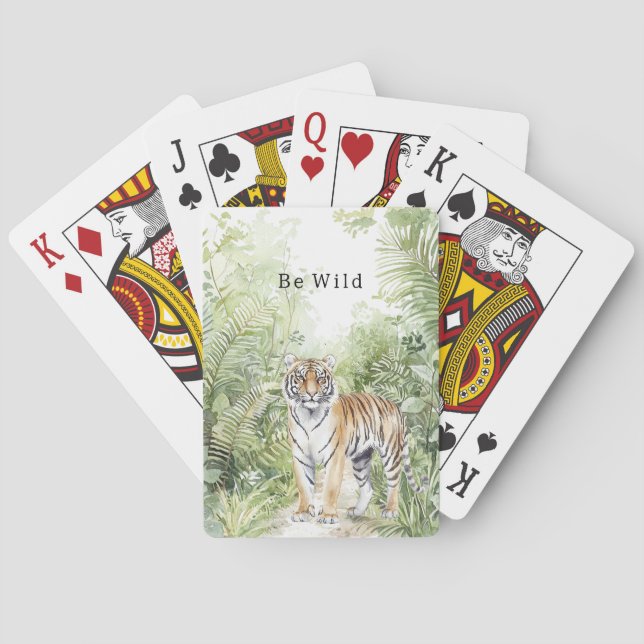 Baralho Tigre da Selva (Verso)