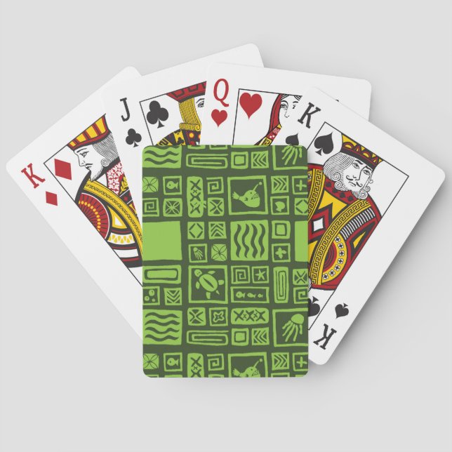 Baralho Tiki Pattern (Verso)