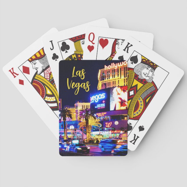 Baralho Tiras de Las Vegas à noite Cartas Clássicas (Verso)