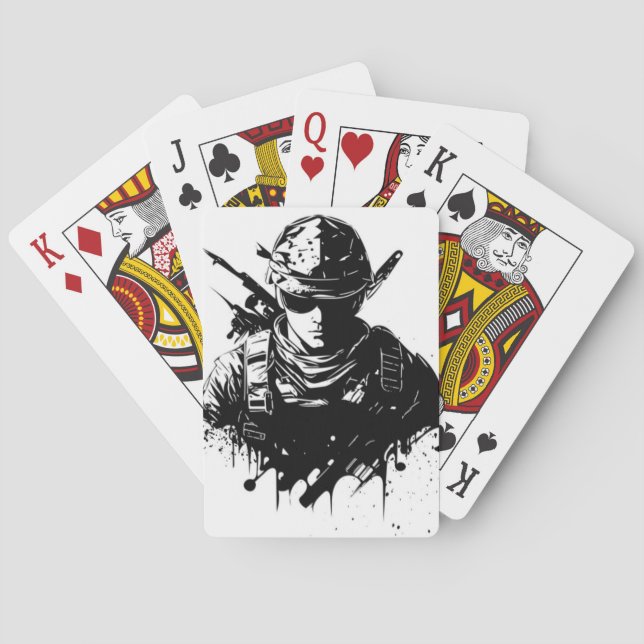 Baralho Tocando Cartões (Verso)