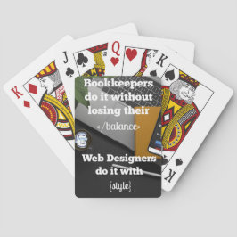 Baralho Tocando Cartões