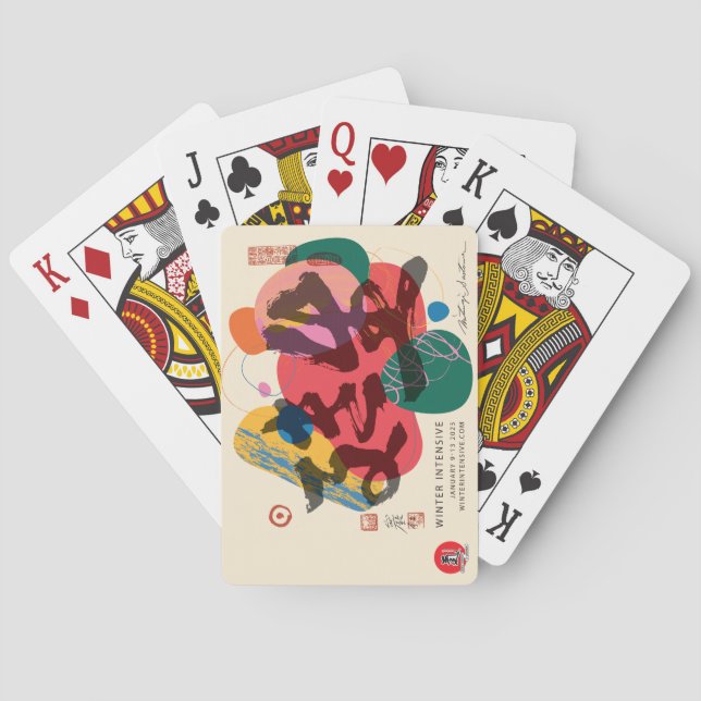 Baralho Tocando Cartões (Verso)