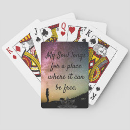 Baralho Tocando Cartões