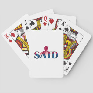Baralho Tocando Cartões, Estilo: Poker