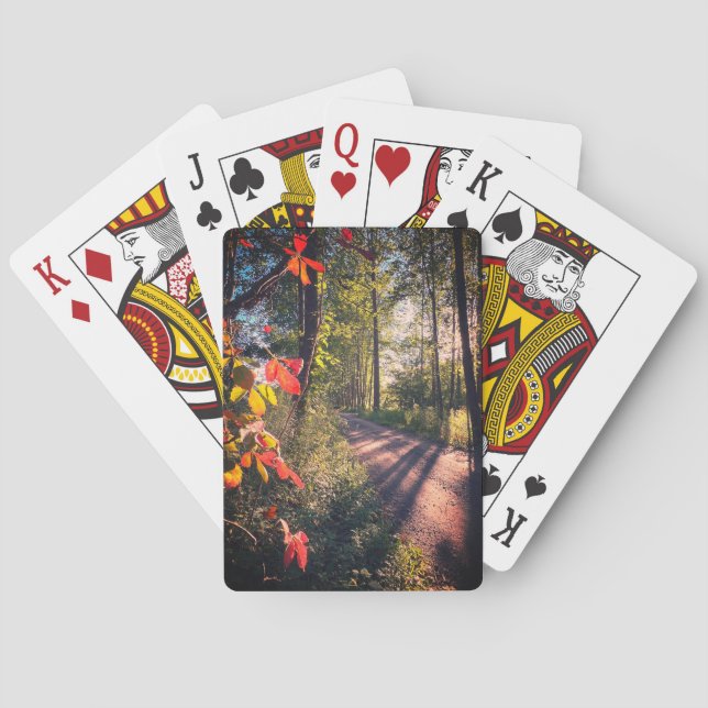 Baralho Tocando Cartões, Estilo: Poker (Verso)