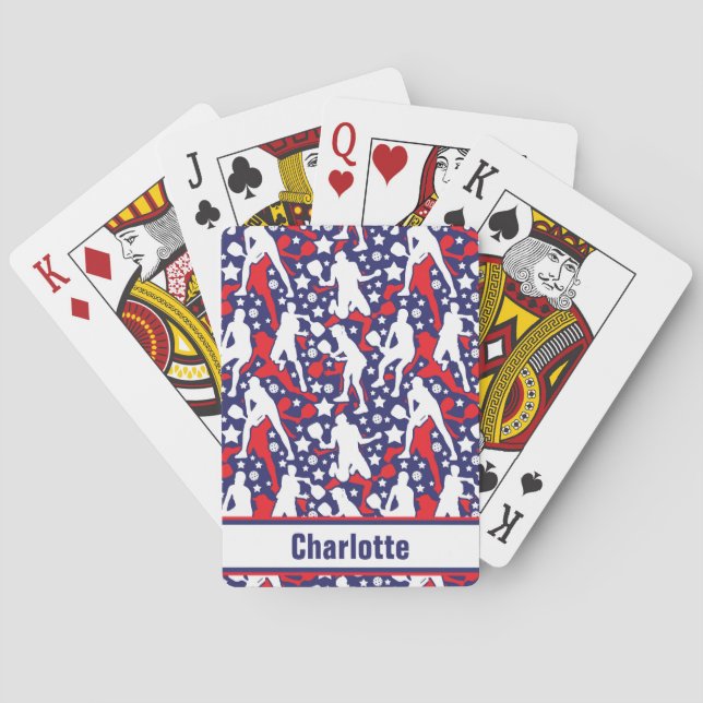 Baralho Todos os ponteiros estrelados [EUA] com nome (Verso)