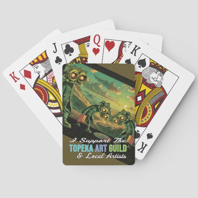 Baralho Topeka Art Guild Classic Playing Cards (Verso)