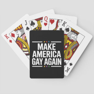 Baralho Torne a América Gay Novamente Farto Mês do Orgulho