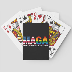 Baralho Torne a América Gay Novamente Orgulho Gay 2025 LGB