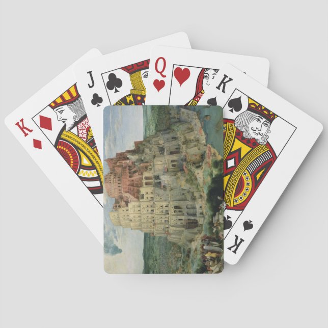 Baralho Torre de Babel, 1563 (óleo no painel) (Verso)