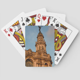 Baralho Torre de edifício antigo, Havana, Cuba