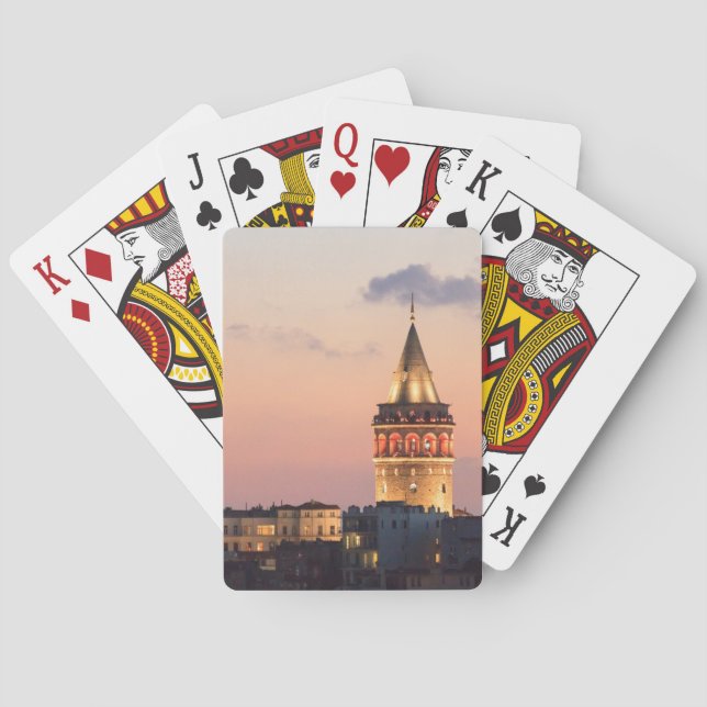 Baralho Torre de Galata, Istambul (Verso)