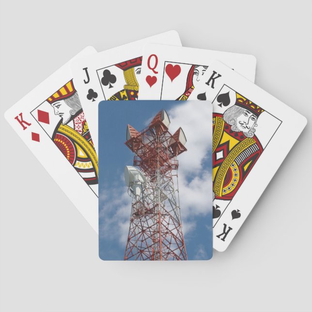 Baralho Torre de telecomunicações micro-ondas (Verso)