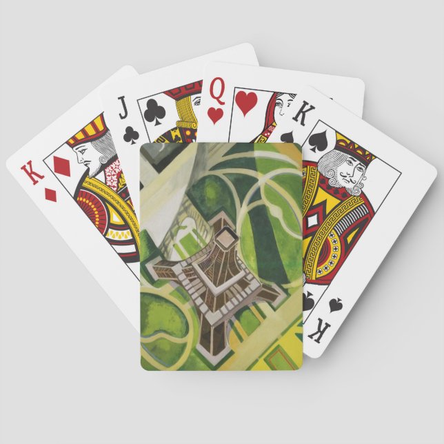 Baralho Torre Eiffel (por Robert Delaunay) (Verso)