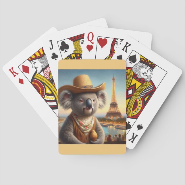 Baralho Torre Koala Eiffel (Verso)