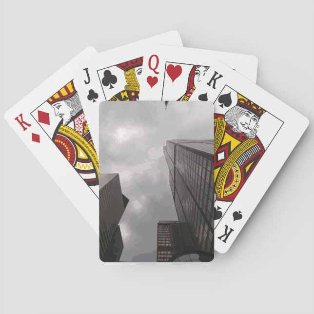 Baralho Torre na cidade. (Verso)