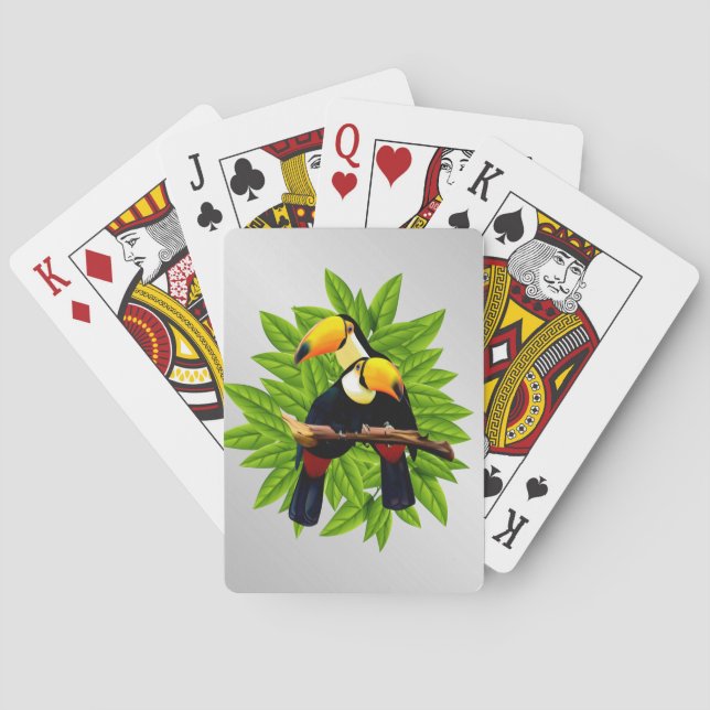 Baralho Toucan Duo Prata (Verso)