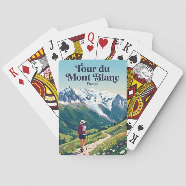 Baralho Tour du Mont Blanc França (Verso)