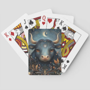 Baralho Touro Touro Zodíaco Astrologia Celestial Aniversár
