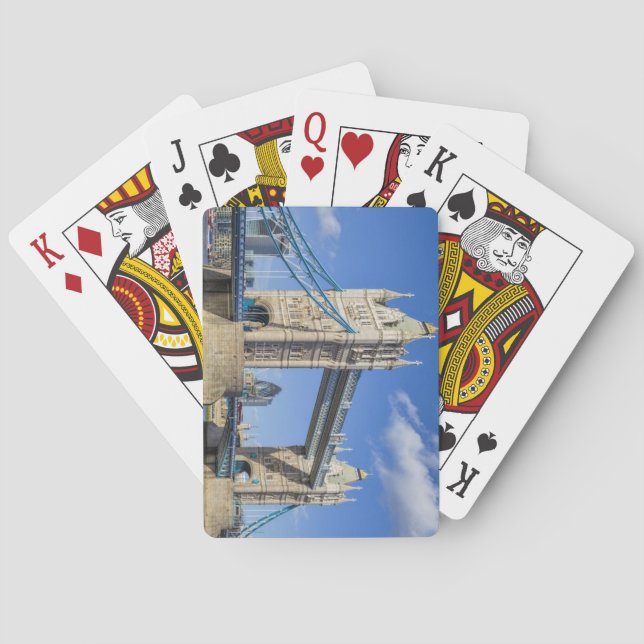 Baralho Tower Bridge, Londres, Inglaterra (Verso)