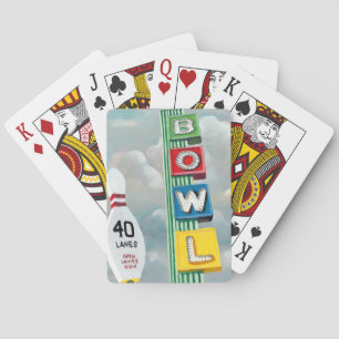 Baralho Trabalho de arte Beco Boliche