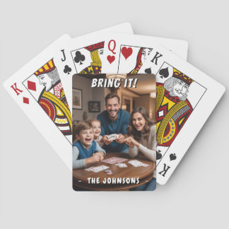 Baralho Traga-Lhe Foto Personalizada para Jogos Familiares