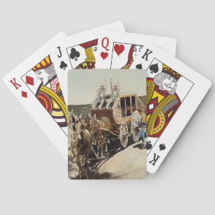 Baralho "Trail Drive", Arte Ocidental de Edward Borein