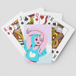 Baralho trans art on playing card