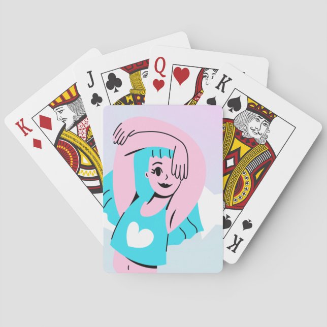 Baralho trans art on playing card (Verso)