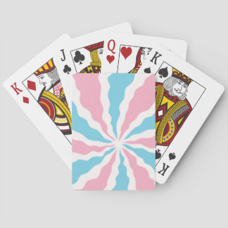 Baralho trans swirl style playing cards