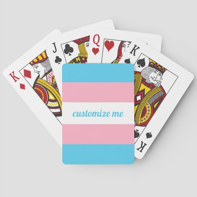 Baralho Transgender Flag Customized (Verso)