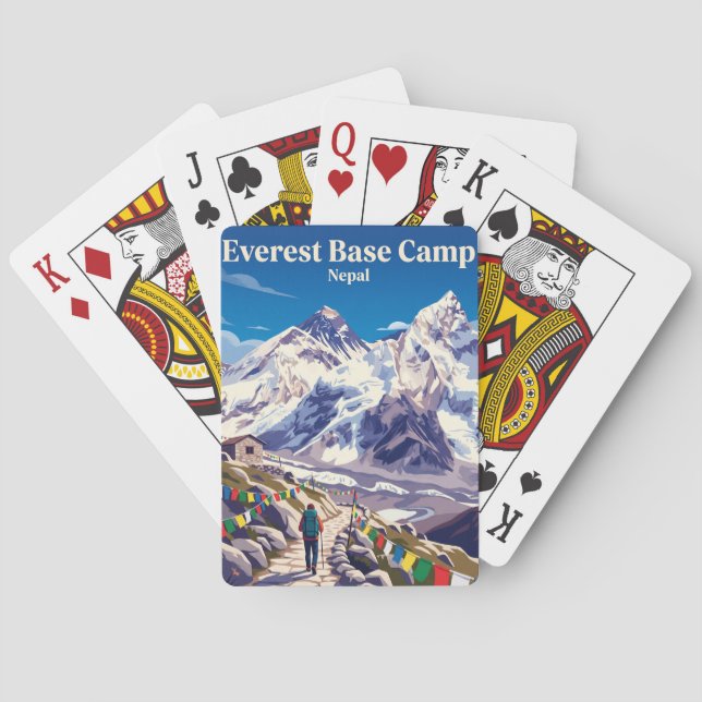 Baralho Trekking do Acampamento Base do Everest Nepal (Verso)