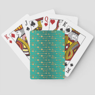 Baralho Trendy foz-dourado-brilho flecha tribal