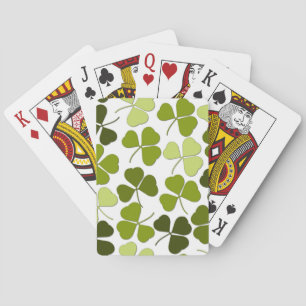 Baralho Trevo Verde em uma Variedade de Tons