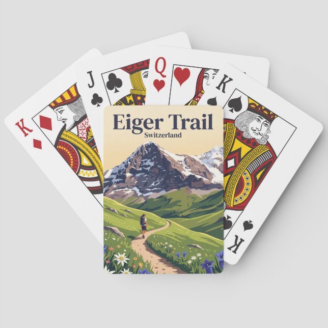 Baralho Trilha Eiger Suíça (Verso)
