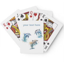 Trio de golfinhos de aquarela, personalizado