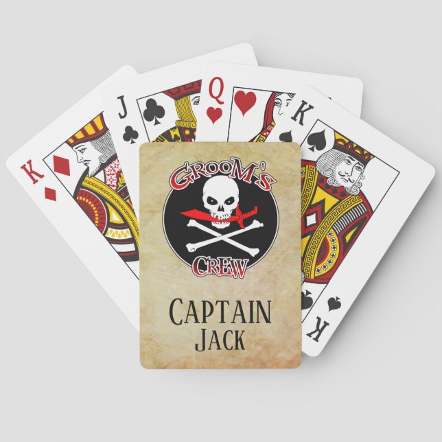 Baralho Tripulação de albergue personalizado (Verso)