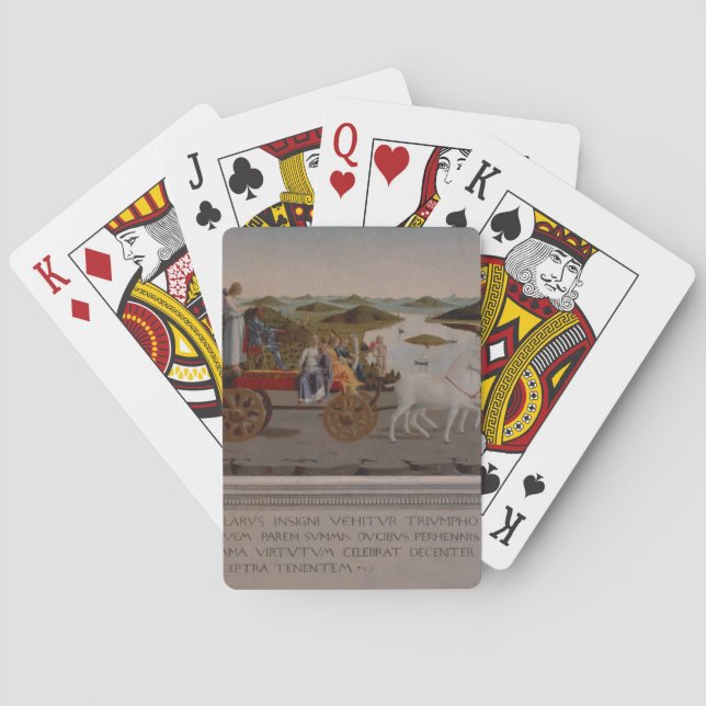 Baralho Triunfo de Federigo da Montefeltro, Duque de Urbin (Verso)