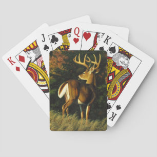 Baralho Troféu Whitetail Deer Buck Hunting