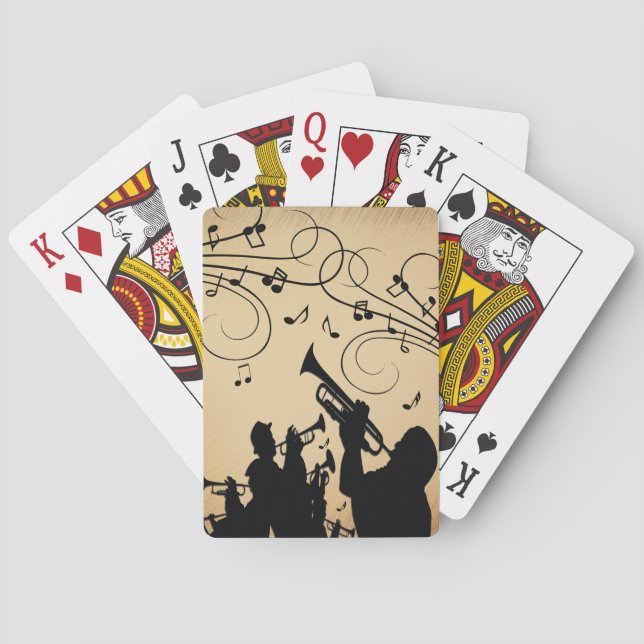 Baralho Trompete Seção Música Russa (Verso)