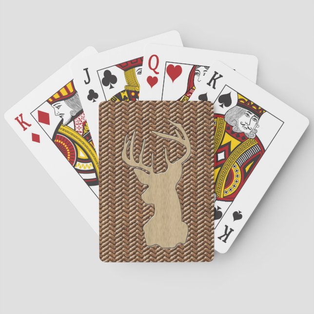 Baralho Trophy Deer com Antlers (Verso)