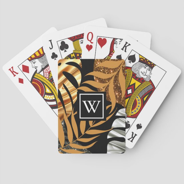 Baralho Tropical Floral (Verso)