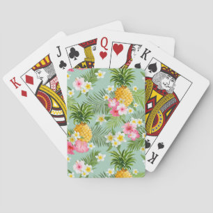 Baralho Tropical Flowers & Pineapples