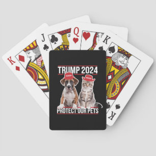 Baralho Trump 2024 Proteja Nossos Animais de Estimação Gat